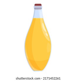 Olive oil jug icon cartoon vector. Food bottle. Extra oil extra