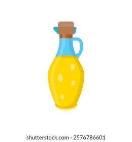 Olive Oil, Kitchen Vector Illustration Isolated