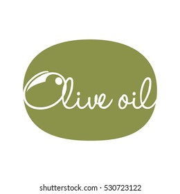 olive oil label design vector illustration eps 10
