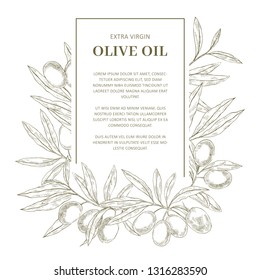 Olive Oil Label template