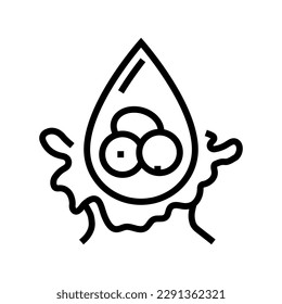 olive oil liquid yellow line icon vector. olive oil liquid yellow sign. isolated contour symbol black illustration