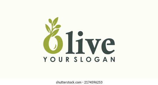 olive oil logo design, beauty oil, women's oil