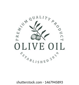 Olive Oil Logo Design - Label Product