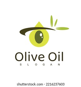 Olive Oil Logo Design Template