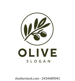 Olive Oil Logo Design Template, Premium Olive Oil product icon