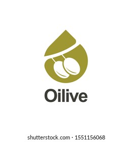 Olive oil logo design vector template