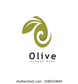 Olive oil logo design vector template