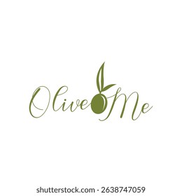 Olive oil logo featuring an olive branch, droplet, and clean, organic design elements, ideal for natural, artisanal, and Mediterranean brands. Elegant, fresh, and purity-focused.
