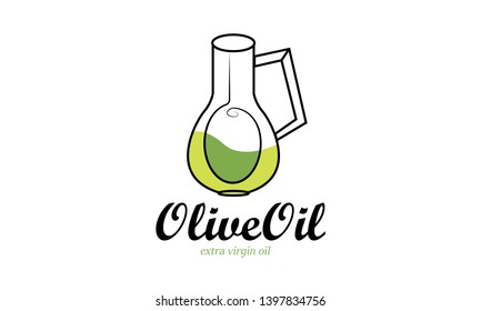 olive oil logo and food 