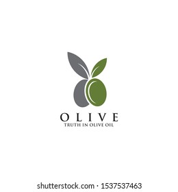 Olive oil logo icon design vector template