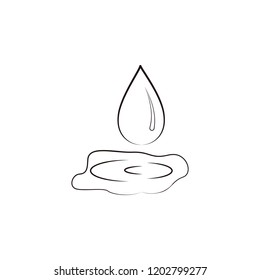 Olive oil logo icon. Element of oil icon for mobile concept and web apps. Hand drawn Olive oil logo icon can be used for web and mobile