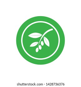 olive oil logo icon template design business