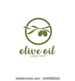 Olive Oil Logo template vector icon design