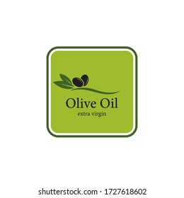 Olive oil logo template vector icon design