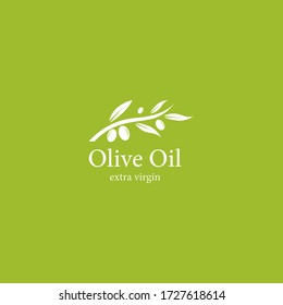 Olive oil logo template vector icon design