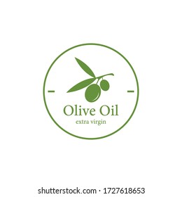 Olive oil logo template vector icon design