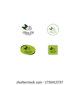 Olive oil logo template vector icon design