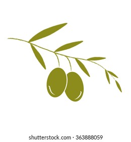 Olive oil logo vector