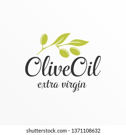 Olive oil. Logo. Vector illustration.