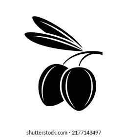 Olive oil logo vector on trendy design.