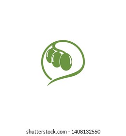Olive oil logo vector template design