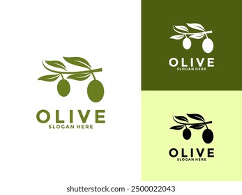 Olive Oil Modern Logo Vector Illustration, Premium Olive Oil logo Design Template