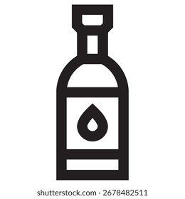 Olive Oil Modern Vetor Ícone - Modelo de Símbolo de Ilustração Mínima para Web Mobile App UI Design
