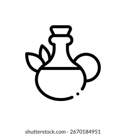 Vetor de design natural de azeite perfeito para cozinhar e gráficos mediterrâneos