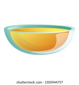 Olive oil plate icon. Cartoon of olive oil plate vector icon for web design isolated on white background