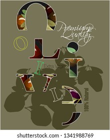 olive oil red label logo