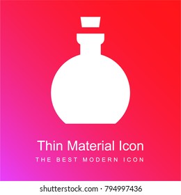 Olive oil red and pink gradient material white icon minimal design