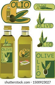 olive and oil squeezing stickers