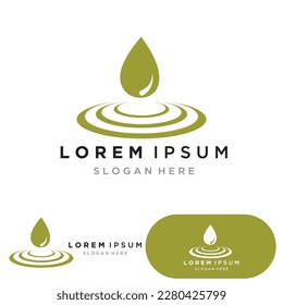 Olive oil tree vector illustration design template