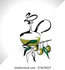olive oil vector