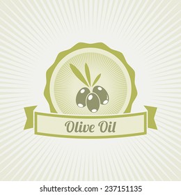 Olive oil vector icon