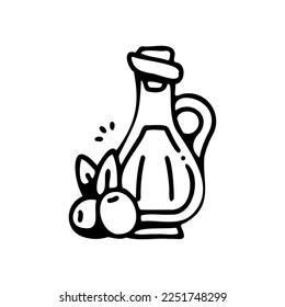 Estilo dibujado a mano por vectores de aceite de oliva.Puede utilizarse para invitación a boda, diseño de tarjeta y diseño de fondo