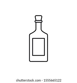 Olive oil vector. Icon for web and mobile application. Flat design style.