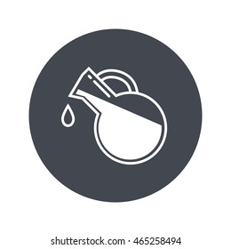Olive oil vector. Icon for web and mobile application. Flat design style.