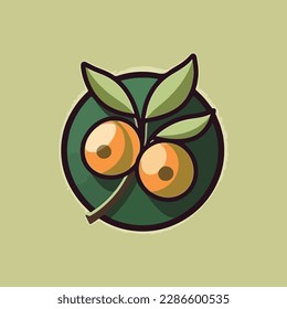 Olive oil vector logo template