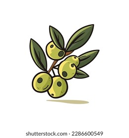 Olive oil vector logo template