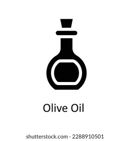 Olive Oil  Vector   solid Icons. Simple stock illustration stock