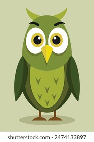 Olive Owl Iconic Wisdom in Character Design