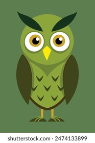 Olive Owl Iconic Wisdom in Character Design