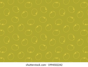 Olive pattern wallpaper. free space for text. Olive symbol vector.