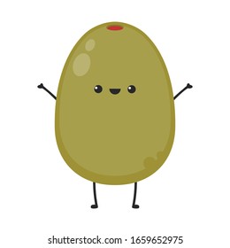 Olive pickled vector. Olive pickled character design. wallpaper.