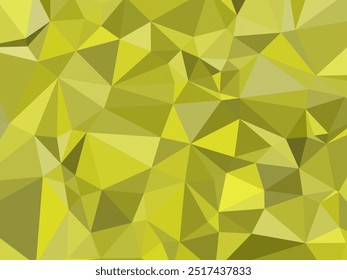 Fondo de mosaico poligonal de oliva, Plantillas de diseño creativo. Fondo de Vector Abstractas de triángulos