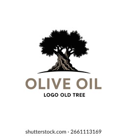 Plantilla de Vector de diseño de icono de logotipo de olivo