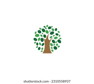 Olive Tree logo image creative cartoon design
