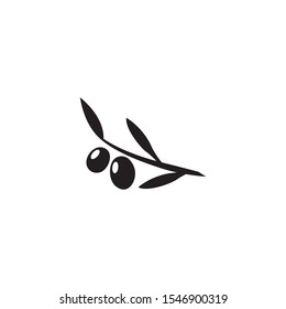 Olive tree vector illustration design template