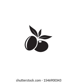 Olive tree vector illustration design template